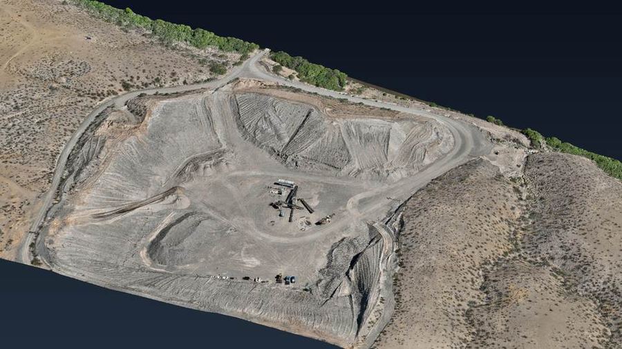 3D site model of the pit